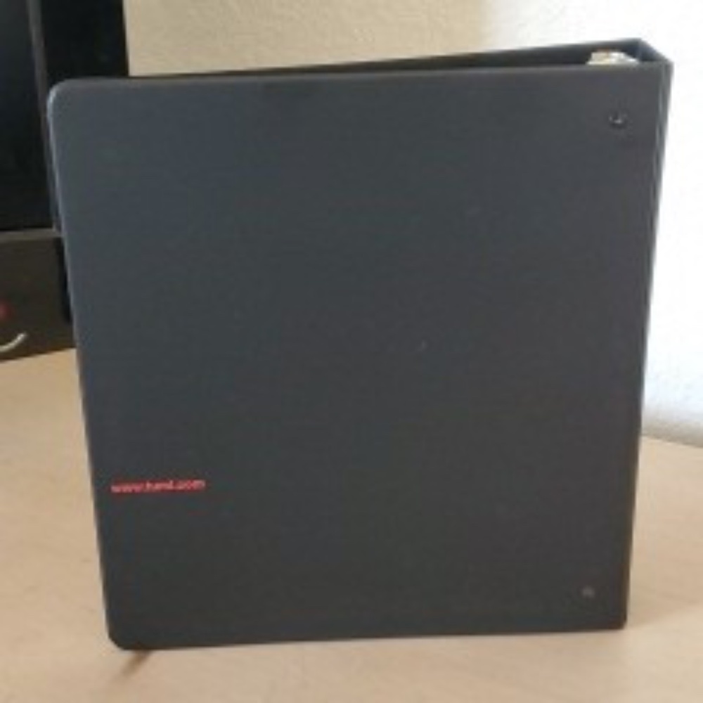 TUMI Black Red Binder Business Career - Picture 5 of 6